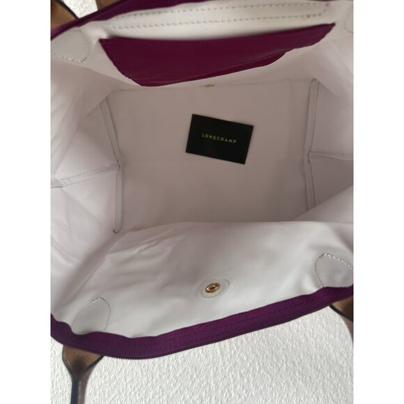 New Longchamp Le Pliage Eiffel Tower Limited Edition Medium Tote - Purple - Picture 10 of 10